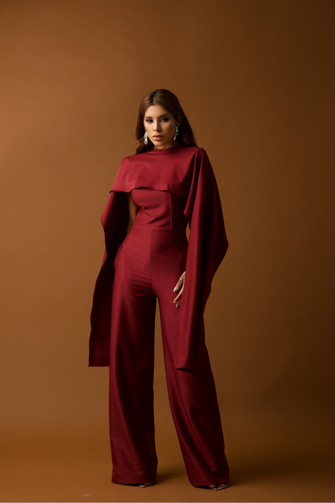 Conjunto Macacão Pantalona e Colete Removível Sense