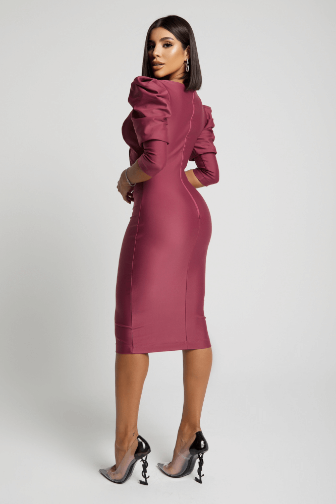 Vestido Chanel Tubinho Manga