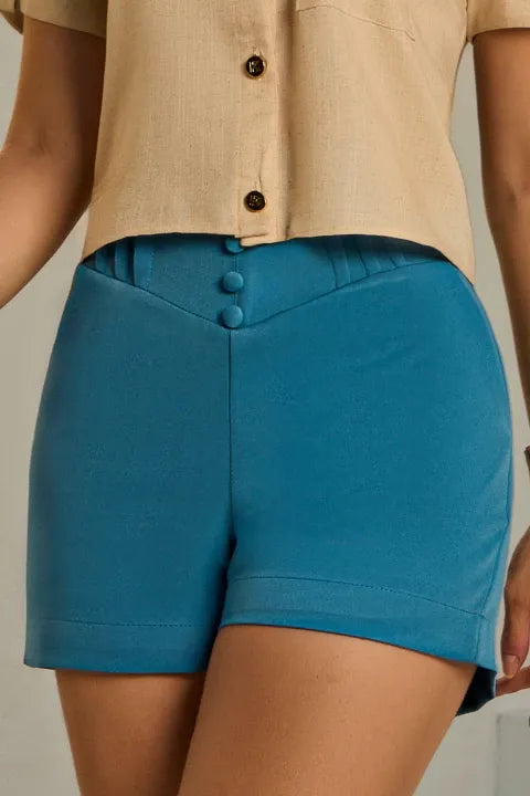 Short em alfaiataria